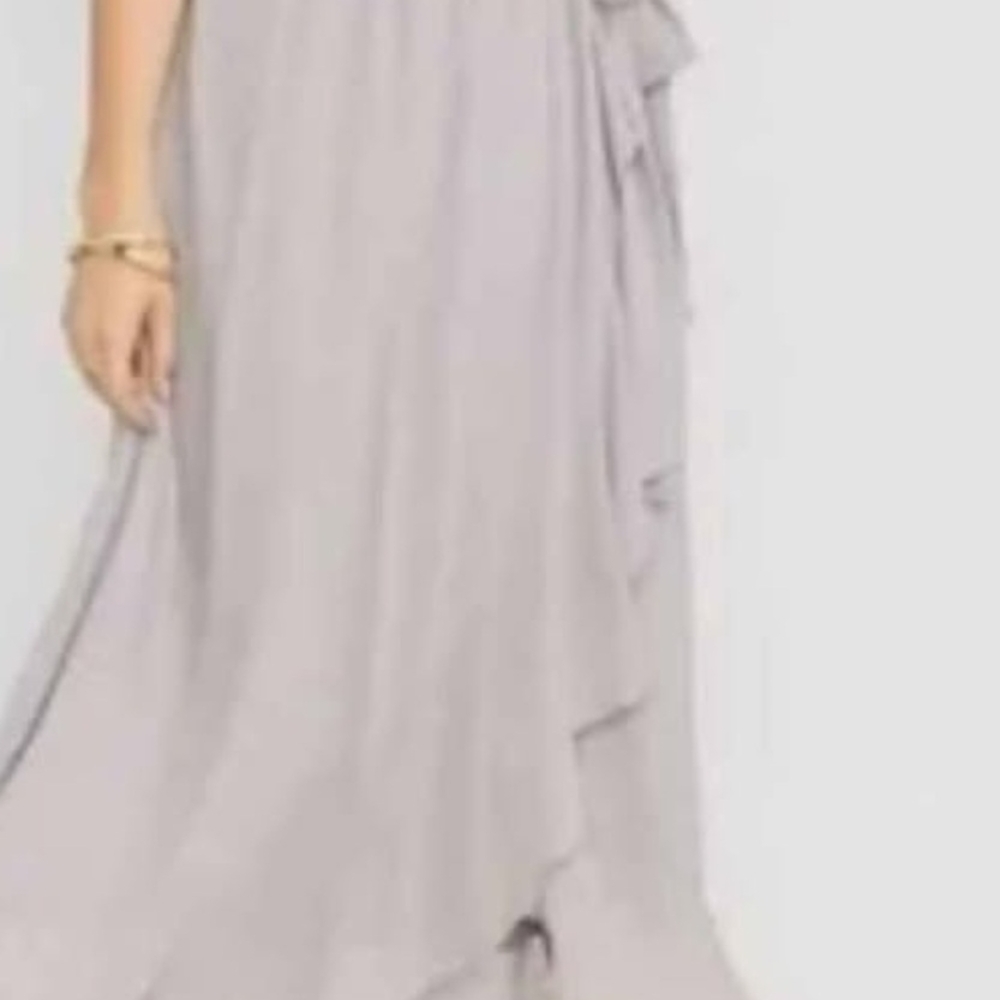 Elegant Gray Maxi Dress